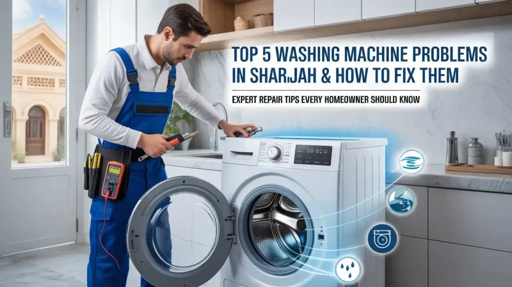 Top 5 Washing Machine Problems in Sharjah & How to Fix Them